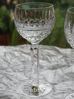 Waterford Crystal Tramore Hock Wine Glass Set of 6 Vintage Mint made in Ireland