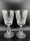 Waterford Crystal Vintage Wine Goblets Set of 2 Irish Cut Glass Stemware