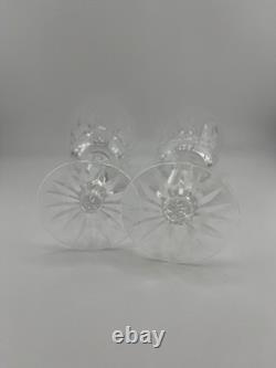 Waterford Crystal Vintage Wine Goblets Set of 2 Irish Cut Glass Stemware