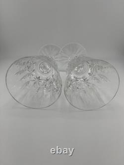 Waterford Crystal Vintage Wine Goblets Set of 2 Irish Cut Glass Stemware