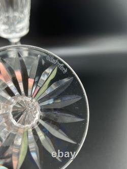 Waterford Crystal Vintage Wine Goblets Set of 2 Irish Cut Glass Stemware