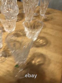 Waterford Crystal Wine Glasses And Goblets. Decanter Irish vintage, perfect