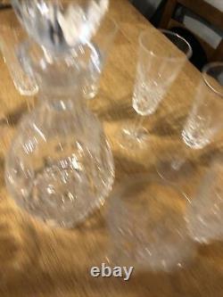 Waterford Crystal Wine Glasses And Goblets. Decanter Irish vintage, perfect