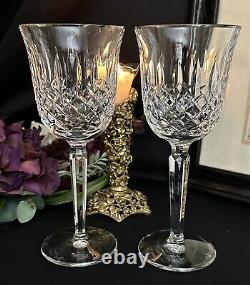 Waterford Crystal Wine Glasses Kelsey Platinum Vintage Wine Glasses Silver Rim