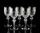 Waterford Curraghmore Claret Wine Glasses Set of 5 Vintage Crystal Signed