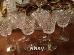 Waterford Irish Crystal Wine Glasses Vintage (6)