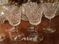 Waterford Irish Crystal Wine Glasses Vintage (6)