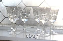 Waterford Kylemore Claret Wine Glasses Set of 6 Elegant Vintage Crystal Stemware