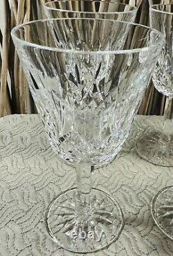 Waterford Lismore Claret Wine Glasses. Set Of 8 In Excellent Condition. Vintage