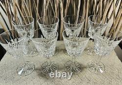 Waterford Lismore Claret Wine Glasses. Set Of 8 In Excellent Condition. Vintage