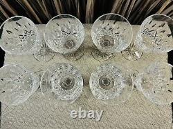 Waterford Lismore Claret Wine Glasses. Set Of 8 In Excellent Condition. Vintage