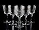 Waterford Lismore Claret Wine Glasses Set of 6 Elegant Vintage Crystal Stemware