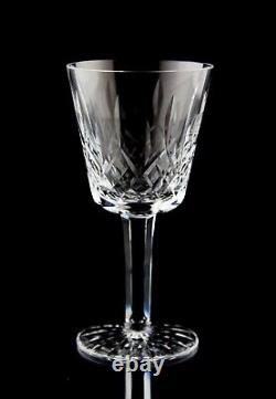 Waterford Lismore Claret Wine Glasses Set of 6 Elegant Vintage Crystal Stemware