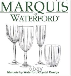 Waterford Marquis OMEGA Wine Glasses Goblets Set Of 4 Vintage Rare