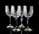 Waterford Newgrange Claret Wine Glasses Set of 4 Elegant Vintage Crystal Signed