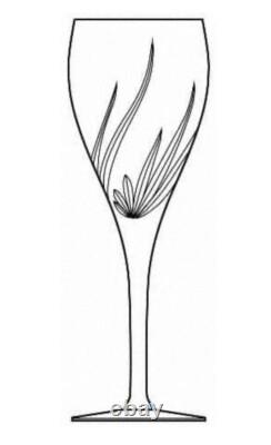 Waterford Summer Breeze Wine Glasses Vintage Blown Waterford Crystal Wine 2