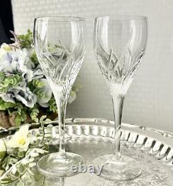 Waterford Summer Breeze Wine Glasses Vintage Blown Waterford Crystal Wine 2