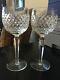 Waterford Vintage ALANA (4) Wine Hocks / Goblets MINT Condition