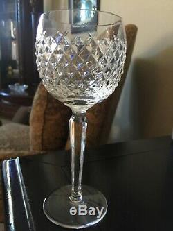 Waterford Vintage ALANA (4) Wine Hocks / Goblets MINT Condition