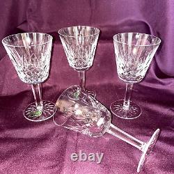 Waterford Vintage Lismore Wine Glasses Set Of 4