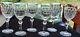 Waterford Vtg. Crystal Curraghmore 7 1/8 Claret Wine Glasses Set of 6 EUC