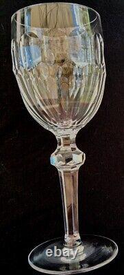 Waterford Vtg. Crystal Curraghmore 7 1/8 Claret Wine Glasses Set of 6 EUC