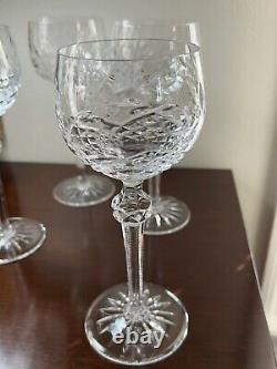 Wedgwood Sovereign Hock Wine Glass 8040-005 Excellent set of 4 In Original Box