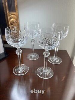 Wedgwood Sovereign Hock Wine Glass 8040-005 Excellent set of 4 In Original Box