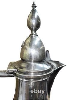 Wine Claret Decanter MCM Art Nouveau 17.5And 2 Goblets Collectible