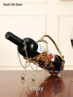 Wine Decanter And Glasses Set Dispenser Crystal Glass Luxury Vintage Champagne