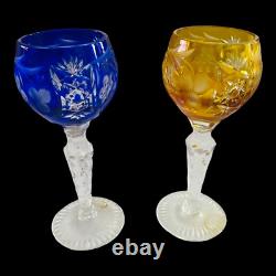 Wine/Liquor Glasses Set Of 4 Mixed Vintage from Germany Naughtmann Traube Series