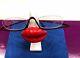 Women theo eye witness wine red semi rimless new full or reading