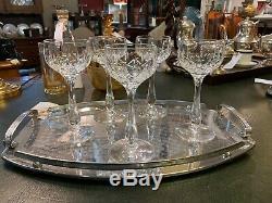 X5 Vintage Waterford Crystal Water Glasses