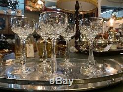 X5 Vintage Waterford Crystal Water Glasses