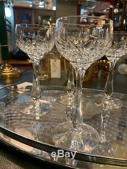 X5 Vintage Waterford Crystal Water Glasses