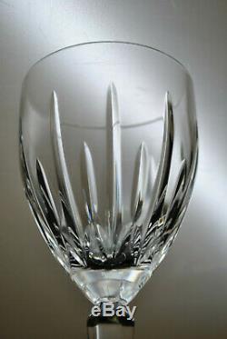 (set Of 9) Vintage Lenox Clarity Pattern Crystal Wine Glasses 7 Discontinued